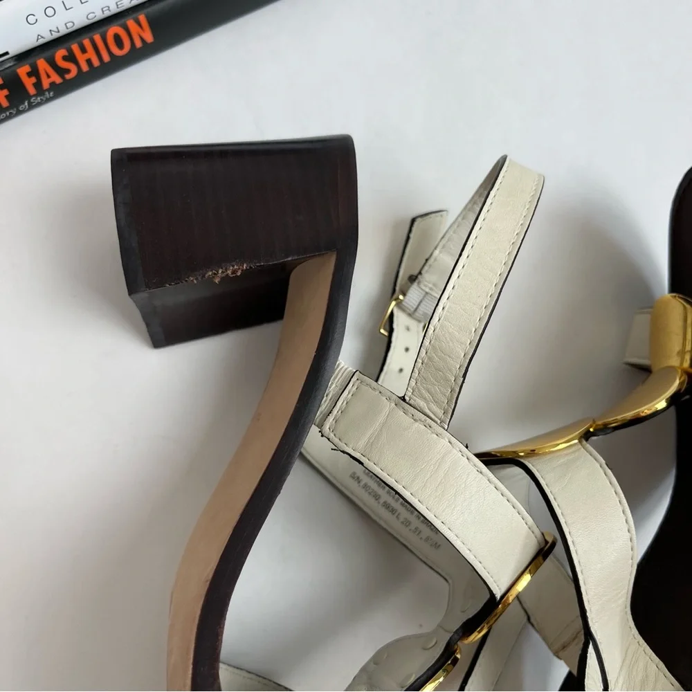 Tory Burch Patos Multi Disk Sandal Block Heel